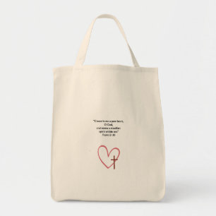 Christian Bible Verse Tote Bag   Faith Gift Bag