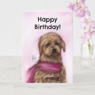 Christian Birthday Card (golden doodle)