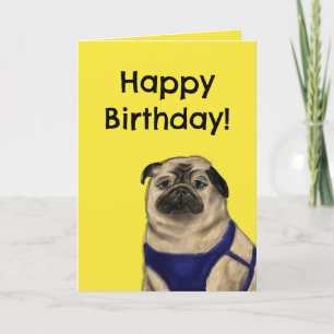 Christian Birthday Card (Pug)