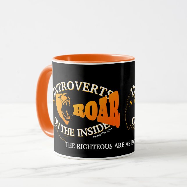 Christian Bold As Lion INTROVERTS Mug (Front Left)