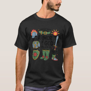Christian Boys Armour of God Jesus is King  T-Shirt
