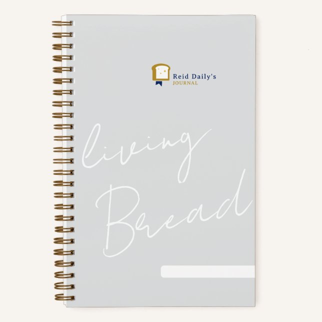 Christian Bread Logo | Living Bread Journal (Front)