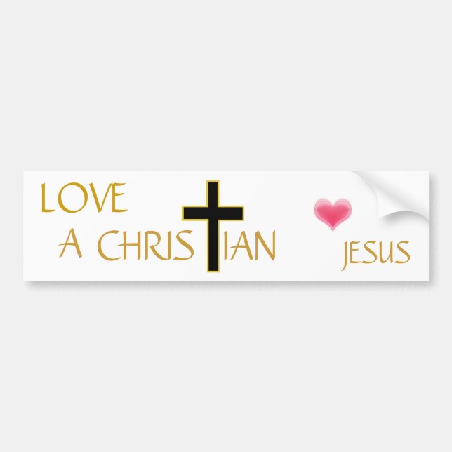 Christian Bumper Sticker (Front)