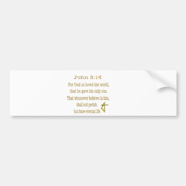 Christian Bumper sticker (Front)