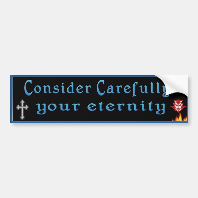 christian bumper sticker (Front)