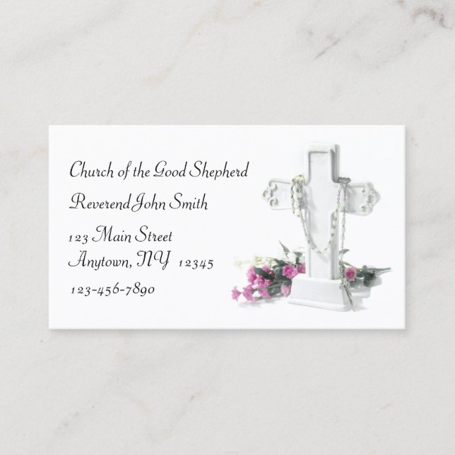Christian Business Card (Front)