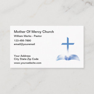 Christian Business Cards Simple Design