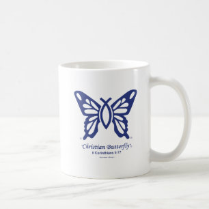 "Christian Butterfly" Coffee Mug w/Navy logo