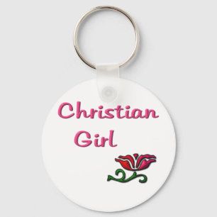 Christian buttons keychain