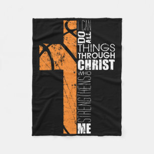 Christian Bysketbyll Gifts Teen Boys Men Religious Fleece Blanket