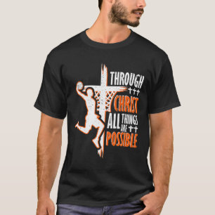 Christian Bysketbyll Jesus Christ Bysketbyll Relig T-Shirt