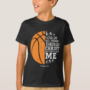 Christian Bysketbyll Men Boys Kids Religious Gifts T-Shirt