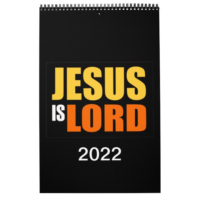 Christian Calendar 2022 - Bold Colours (Cover)