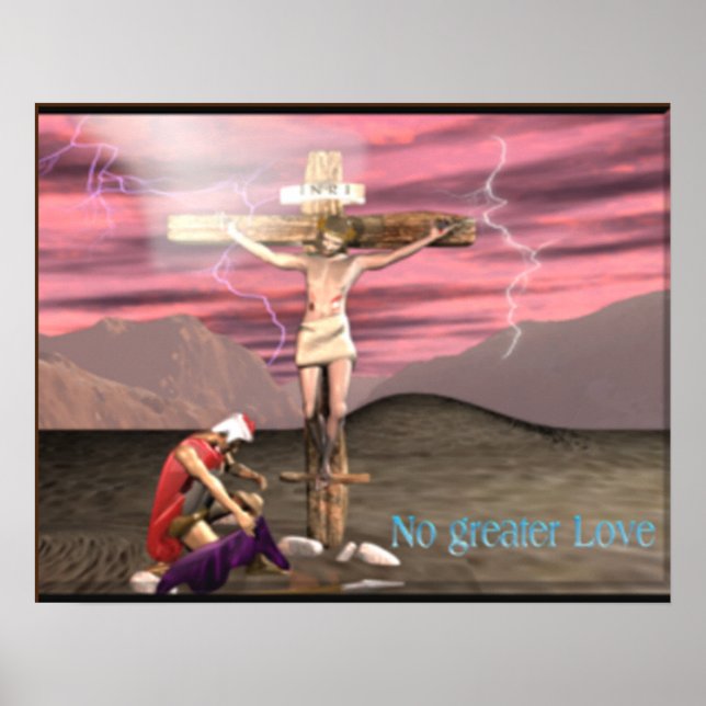 Christian Calvary art poster (Front)