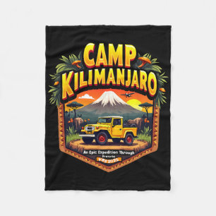 Christian Camp Camp Kilimanjaro An Epic Expedition Fleece Blanket