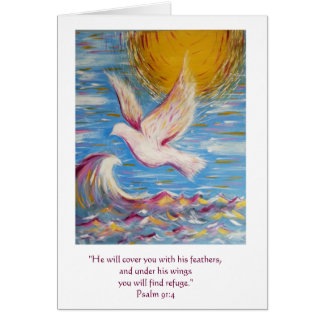 Christian Card Original Art Psalm 91