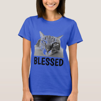 Christian CAT T-shirts, BLESSED T-Shirt
