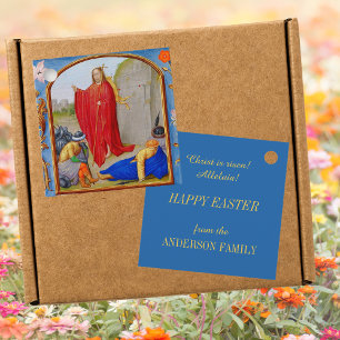 Christian Catholic Medieval Resurrection Easter Favour Tags
