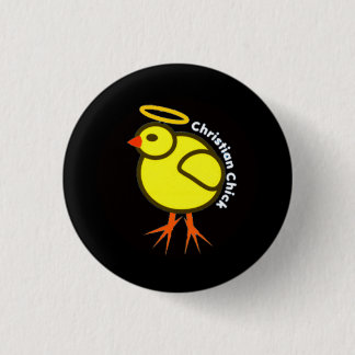 Christian Chick 1 Inch Round Button