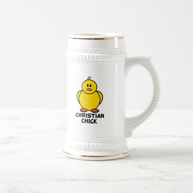 Christian Chick Beer Stein (Right)