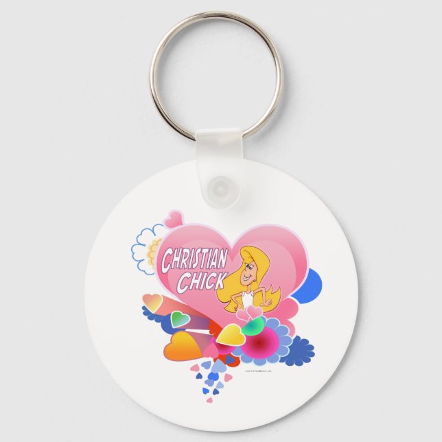 Christian Chick Keychain (Front)