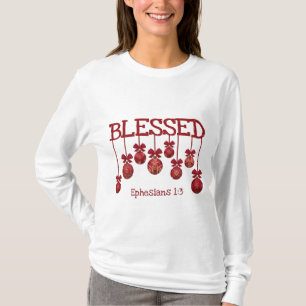 Christian   CHRISTMAS BAUBLES   BLESSED T-Shirt
