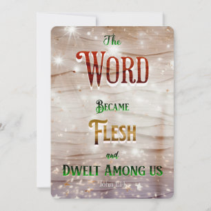 Christian Christmas Card 2023 Modern Design