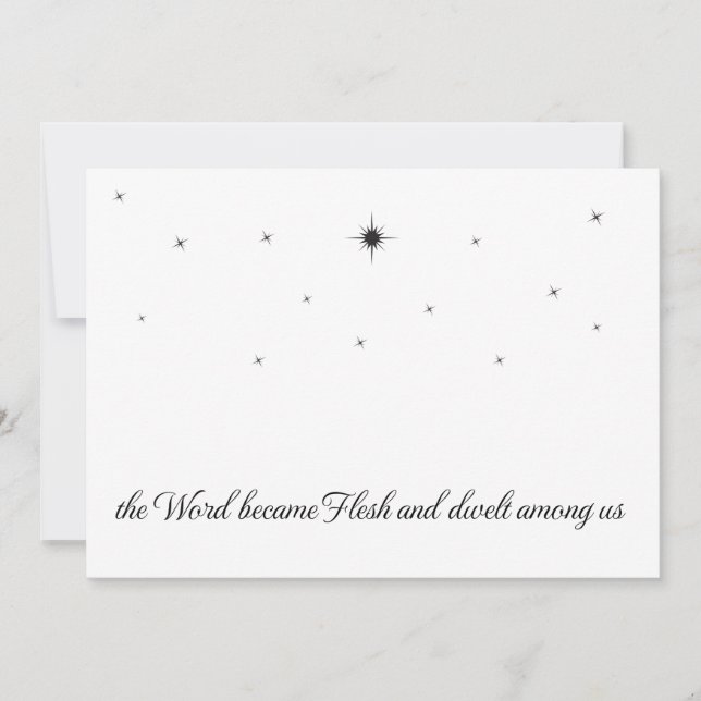 Christian Christmas Card 2023 Simple Design (Front)