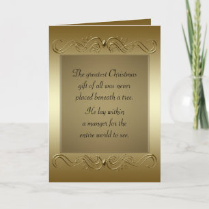 Christian Christmas Holiday Card