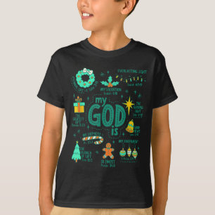 Christian Christmas My God Is Jesus Is The Reason T-Shirt
