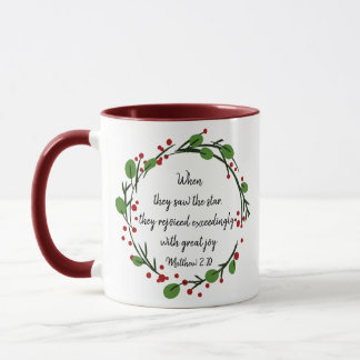 Christian Christmas Scripture Scripture Mug