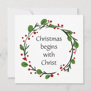 Christian Christmas Scripture Sticker Scripture Holiday Card