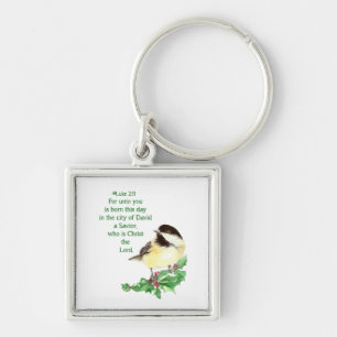 Christian Christmas Scripture Sticker Scripture Keychain