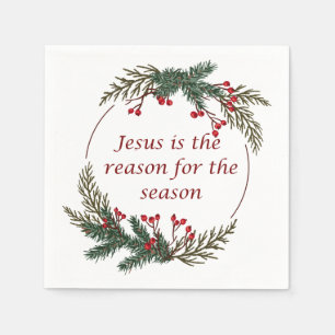 Christian Christmas Scripture Sticker Scripture Napkin