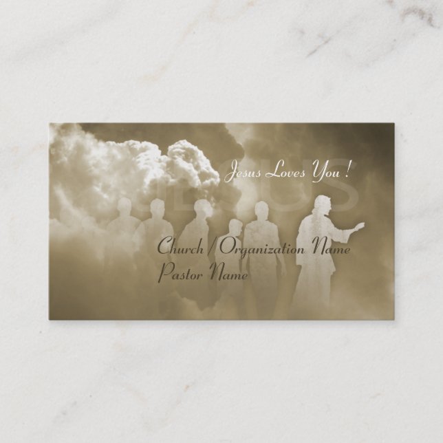 Christian Church Jusus Business Card (Front)