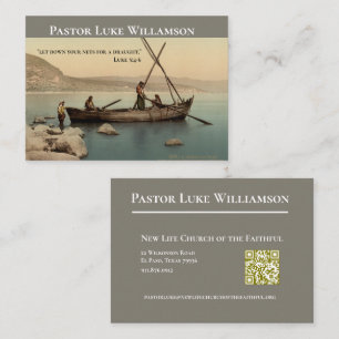 Christian Church Pastor Minister Evangelist Bible Business Card