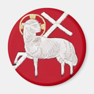 CHRISTIAN CHURCH SYMBOLS-LAMB OF GOD MAGNET