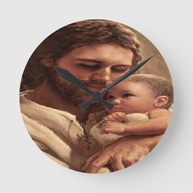 Christian Clocks Jesus and Child (Front)