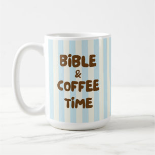 Christian Coffee Brown Typography Lettering Cozy Mug