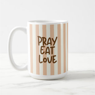 Christian Coffee Lover Brown Lettering Cozy Coffee Mug
