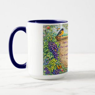 Christian Coffee Mug Floral Scripture Gift