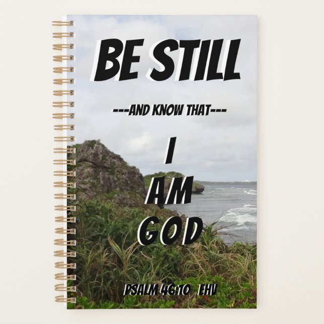 Christian Comforting Bible Verse From Psalms Planner (Front)
