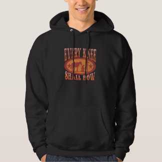 Christian Cowboy Kneeling at Cross Western Bible V Hoodie