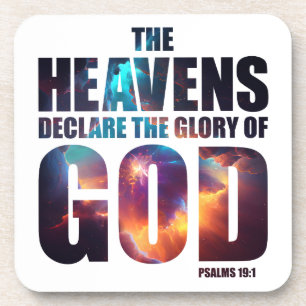 Christian Creation: Heavens Declare Glory of GOD Coaster