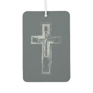 Christian cross air freshener