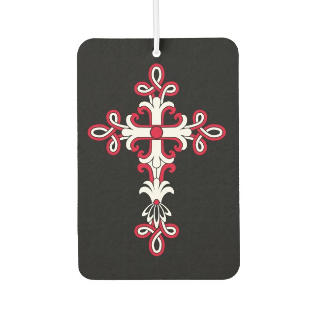 Christian cross air freshener (Front)