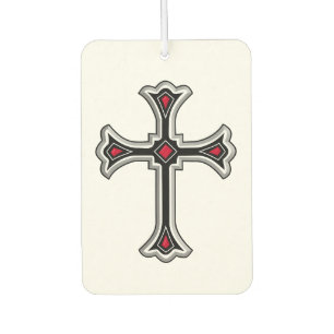 Christian cross air freshener