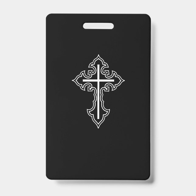 Christian cross badge (Front)