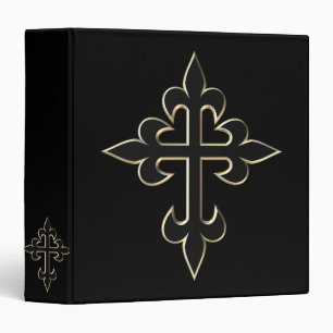 Christian cross binder