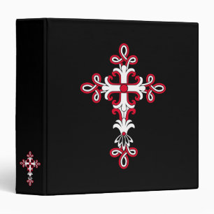 Christian cross binder